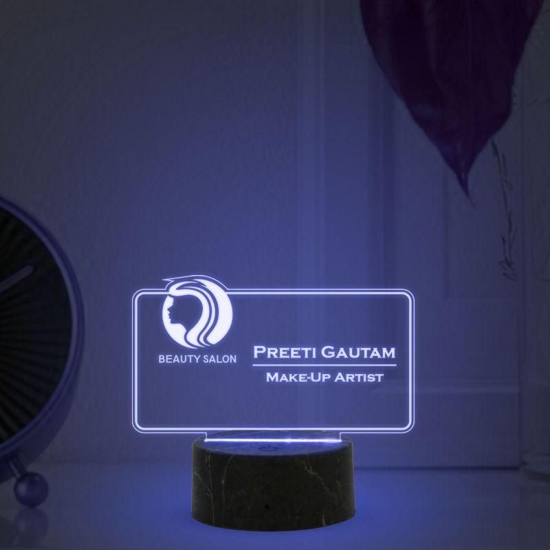Make-Up-Artist Name Plate With Custom Name